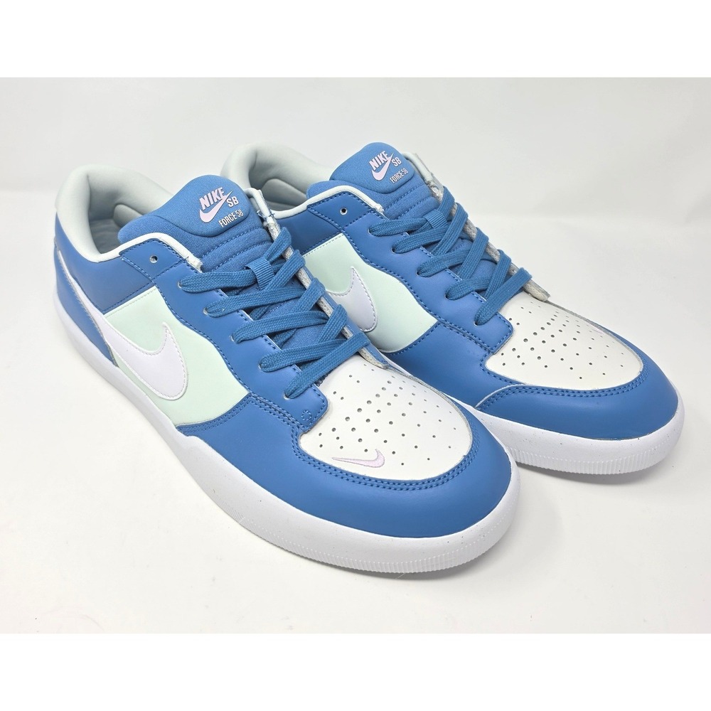 Nike SB Force 58 Premium Dutch Blue White Doll DH7505-400 Mens 14 Skate Shoes